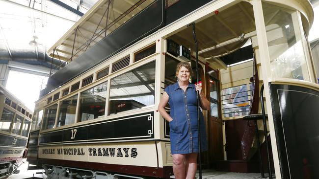 Hobart Lord Mayor Anna Reynolds suggests the levy could free up council funds to pursue other projects like heritage tram rides to the Botanic Gardens. Picture: MATT THOMPSON