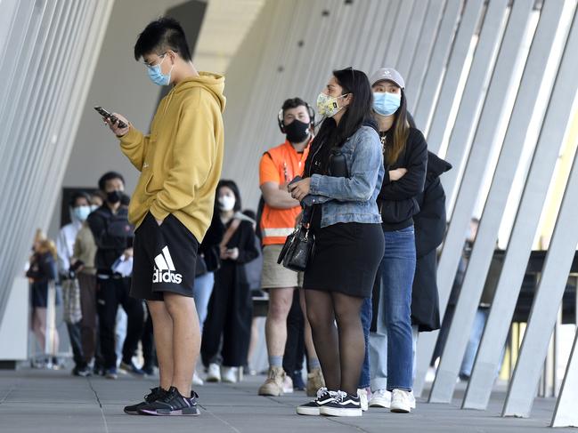 A Covid-19 vaccine blitz targeting Victoria’s LGBTIQ+ groups could be rolled out in the coming weeks. Picture: NCA NewsWire / Andrew Henshaw