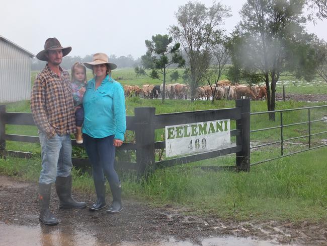James and Bek McCallum on their Braunstone property, near Grafton.