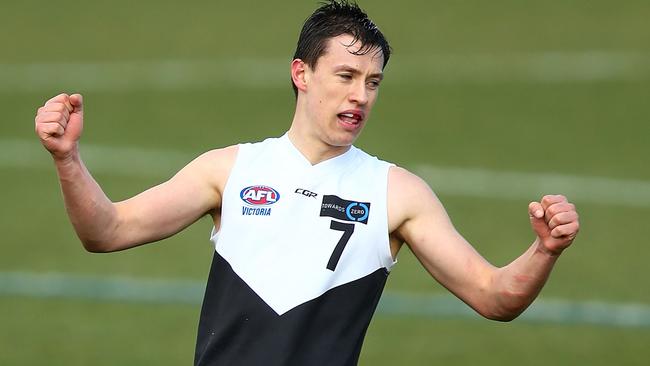 North Ballarat’s Hugh McCluggage kicked 25 goals in 12 TAC Cup games.