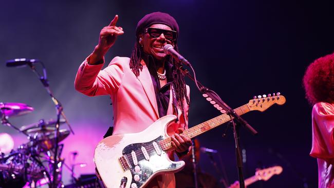 Nile Rodgers performing with Chic in Nashville this year. Picture: Jason Kempin/Getty Images