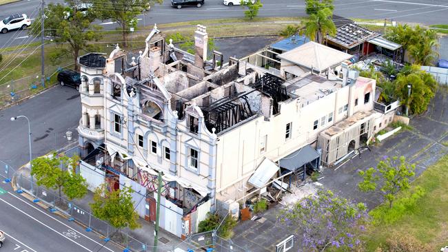 The Broadway Hotel has been closed since a fire in 2010 caused extensive damage. A second fire broke out in 2017. Picture: AAP/Richard Walker