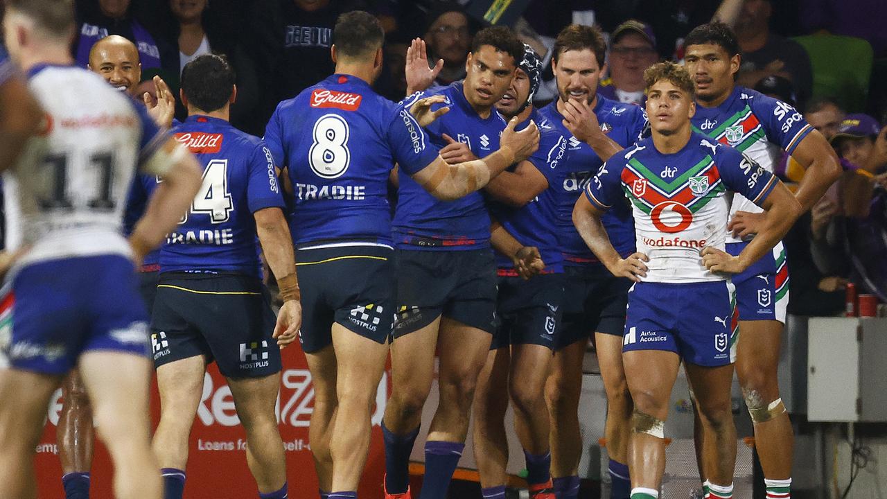 The Storm will need to be a lot more disciplined if they want a repeat of last year’s Anzac Day thrashing. Picture: Daniel Pockett / Getty Images