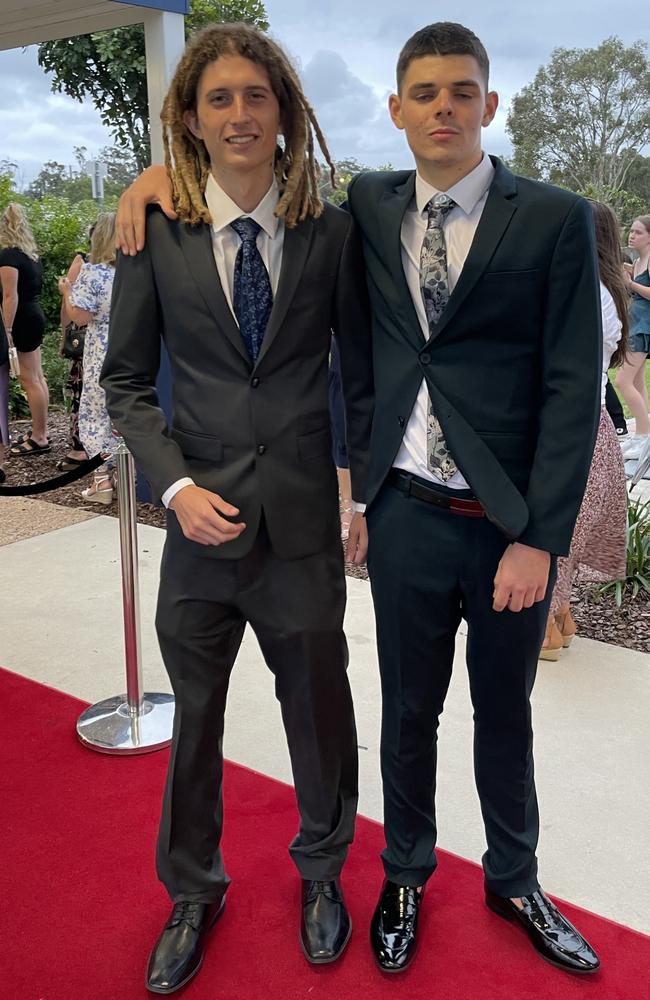 Noah and Nicholas at the 2023 Mountain Creek State High formal.