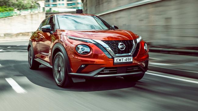 Nissan’s Juke has a sporty flavour.