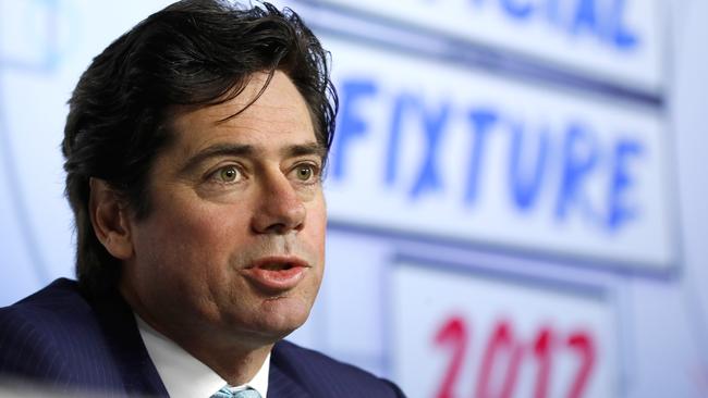 AFL chief Gillon McLachlan did not attend the meeting despite a written invitation from the players. Picture: Getty Images