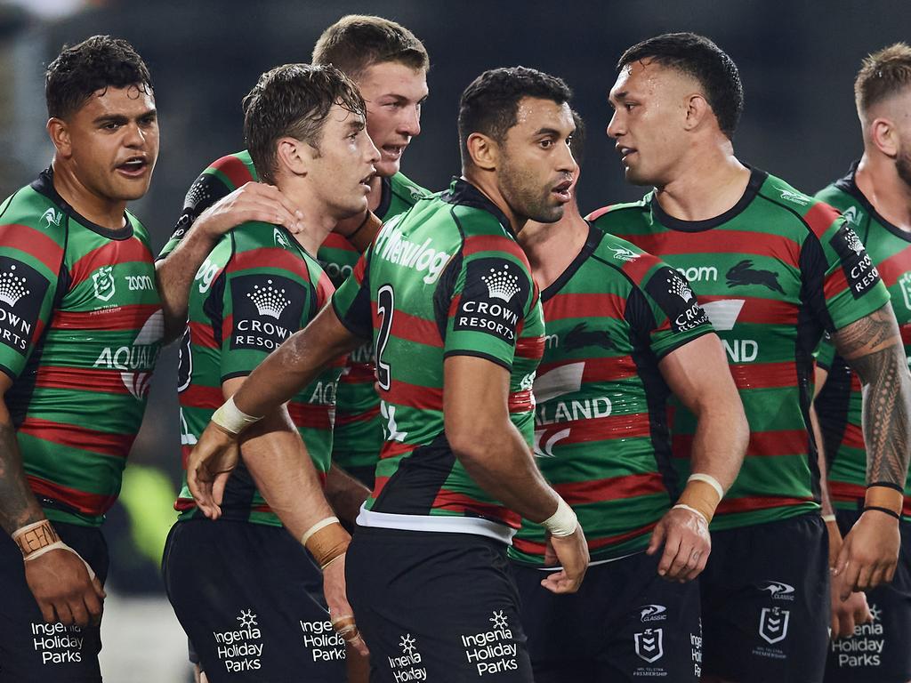 NRL news 2021: South Sydney Rabbitohs vs Wests Tigers, Tom Burgess try ...