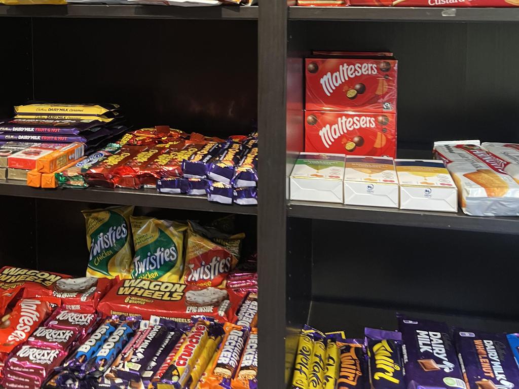 The aisle is packed with Aussie goodies. Picture: Reddit