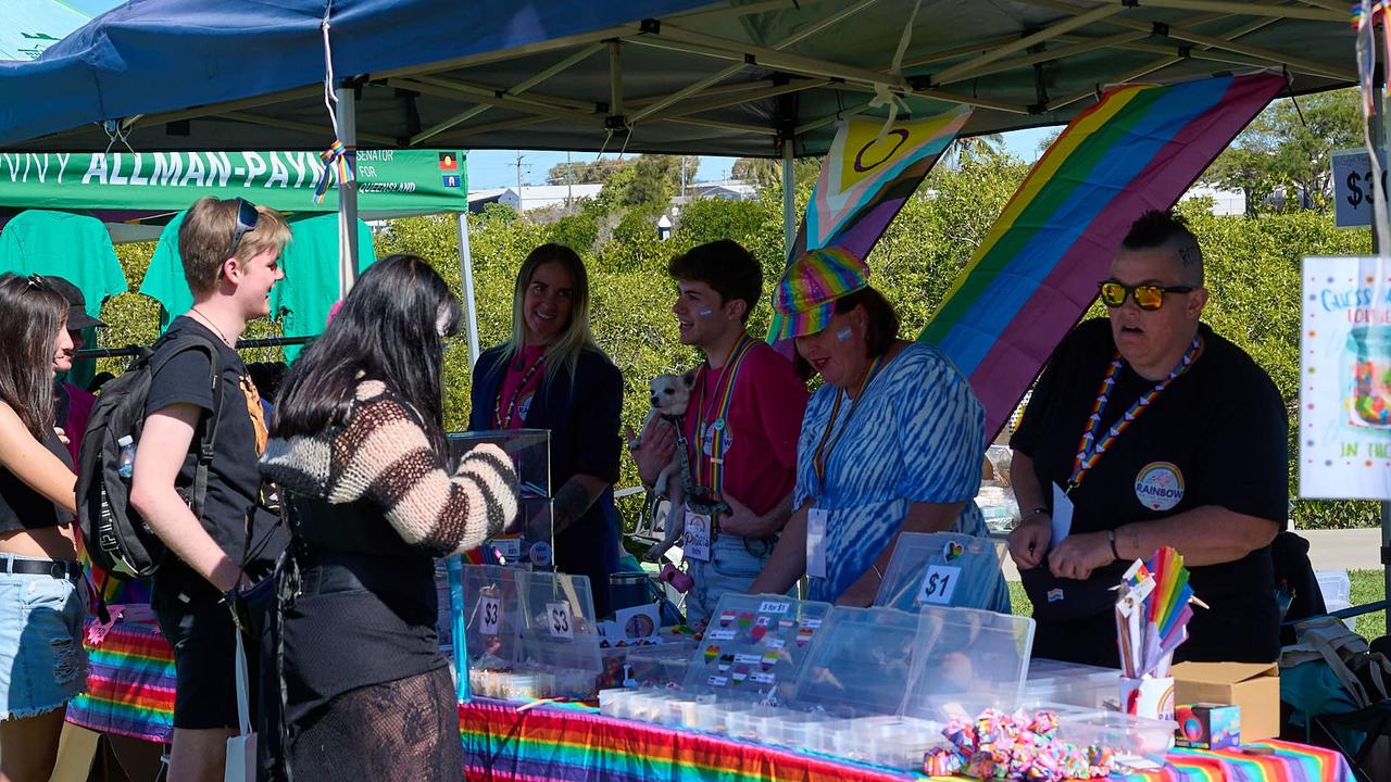 Rainbow on the Reef pride festival in Gladstone. Picture: Colin Neatherway