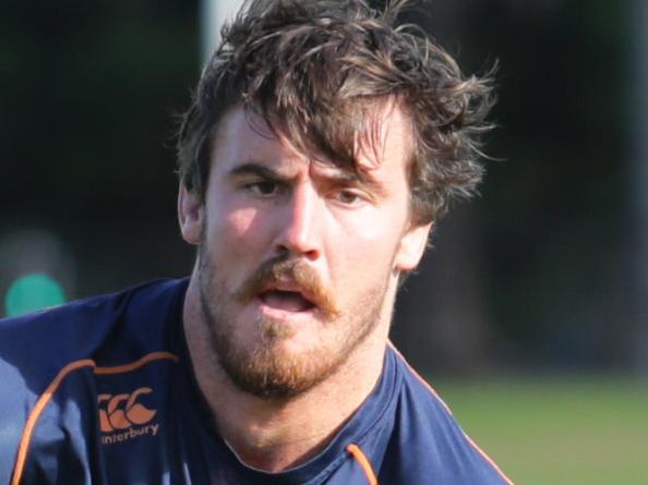 Lock Kane Douglas, who is expected to announce his departure from Australian rugby this week. Waratahs return to training after bye week. Moore Park.