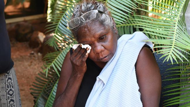 Constance Puruntatameri’s 15-year-old son died of a single stab wound to the heart in May last year. Picture Katrina Bridgeford.