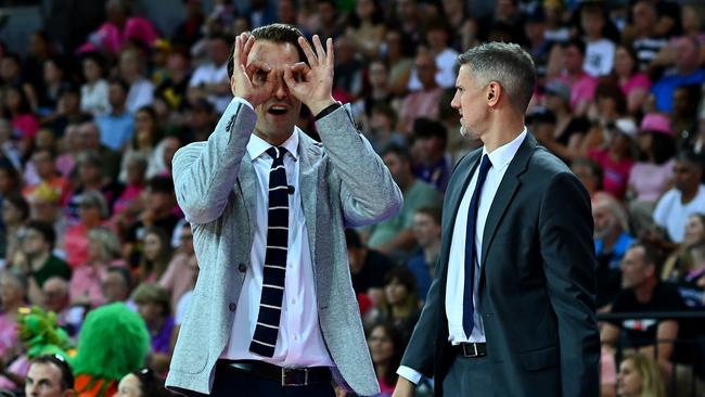 Chase Buford has been fined for his comments about the refereeing in game 4 of the NBL grand final. Picture: Getty Images