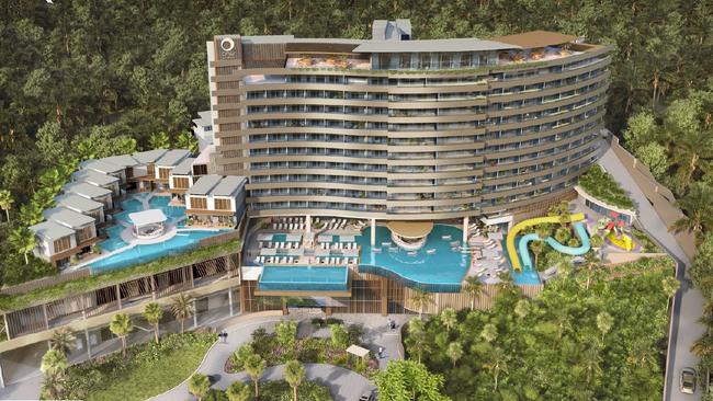 A development application for a massive resort complex on Shingley Dr has been submitted to the Whitsunday Regional Council. Photo: One Whitsunday Developments Pty Ltd.