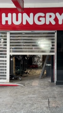 Brisbane's iconic Queen St Mall Hungry Jacks shut