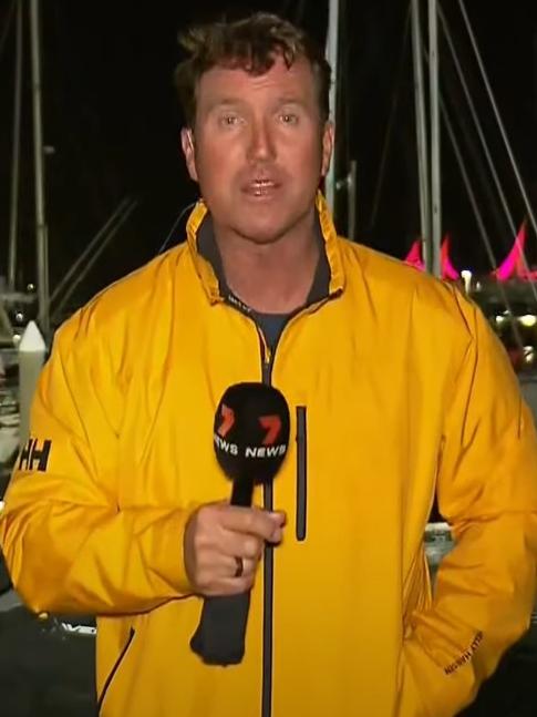 Channel 7 weatherman Paul Burt gives his final report for the network telling viewers "that's what happens when your sacked."