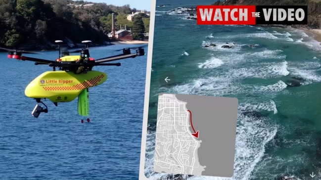 Drones that give real-time alerts to surf life savers about sharks sightings and struggling swimmers