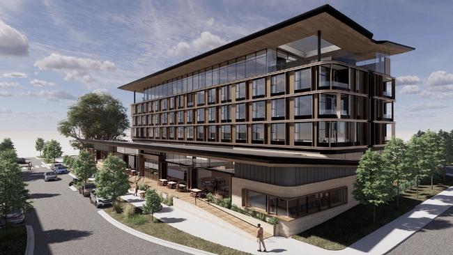 Artist impression of the Panorama Hotel now under construction on Goodwood Road.
