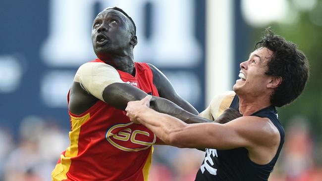 Mabior Chol (L). Picture: Getty Images