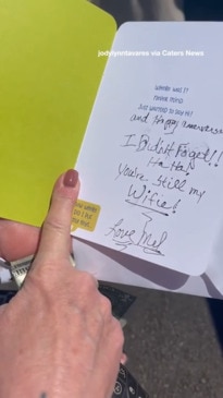 Woman gets anniversary card from ex-husband