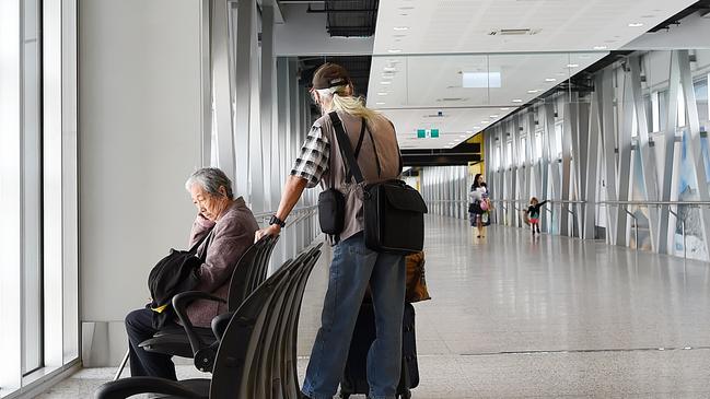 It’s such a long hike to the gate in T4 that you might need a rest stop half way. Picture: Josie Hayden