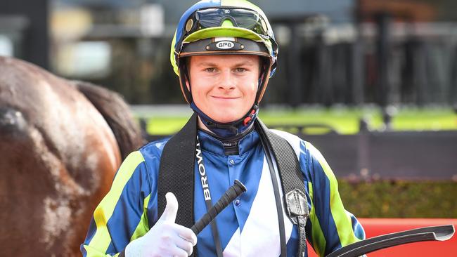 Ethan Brown wants to repay the faith of the trainers who stuck by him during his high-profile suspension for breaching Covid rules in August. Picture: Racing Photos via Getty Images