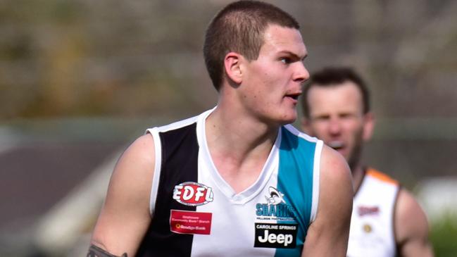 East Keilor recruit Lockie Rayner in action for Hillside in the EDFL. Picture: Jamie Morey