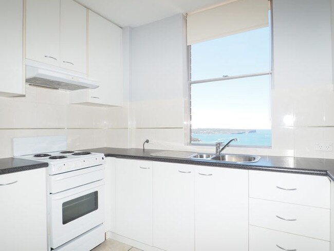 The kitchen at 44/102 Spit Road, Mosman.