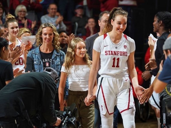 Alanna Smith playing for Stanford. Picture: Supplied