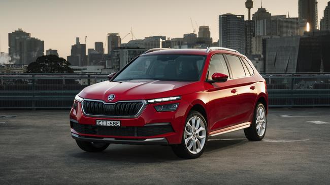 The Skoda Kamiq shares its underpinnings with the VW T-Cross.