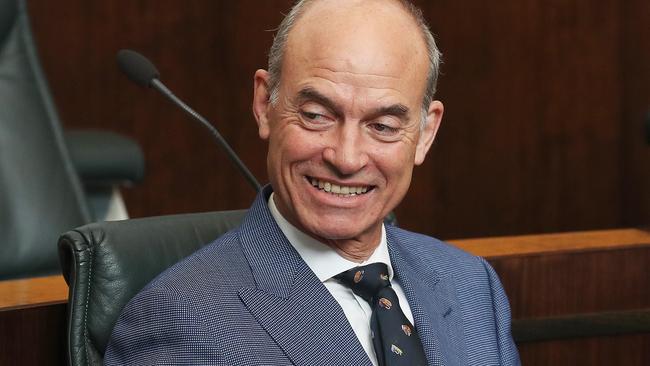 Minister Guy Barnett.  Question time in the Tasmanian parliament.  Picture: Nikki Davis-Jones