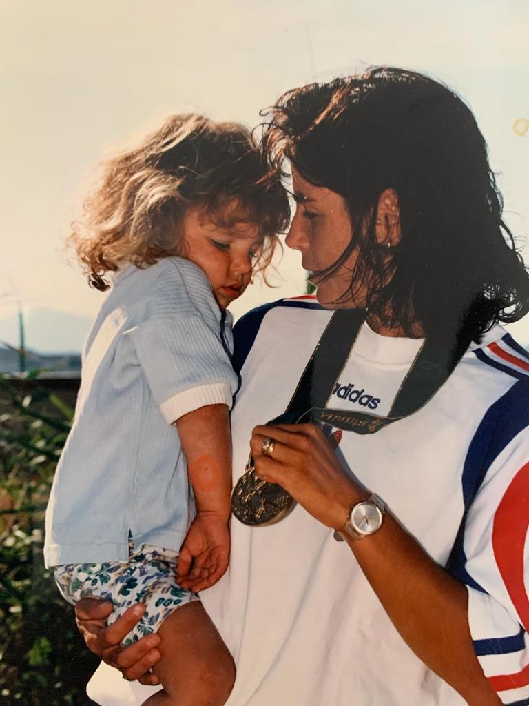 Jess Fox’s mother Myriam won a bronze medal at the 1996 Olympics. Photo: supplied.