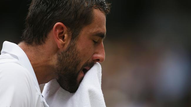 It was an unfortunate Wimbledon final for Marin Cilic. Pic: Getty