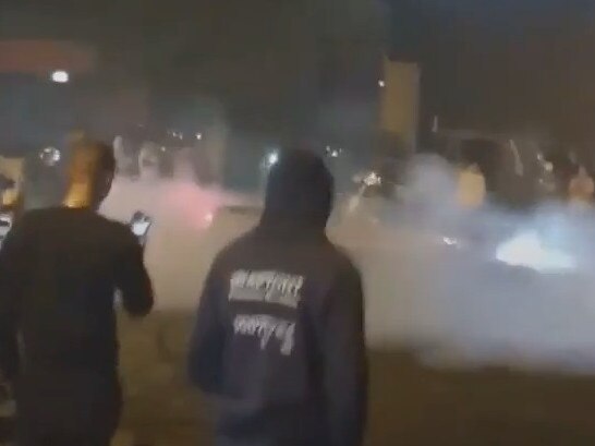 DANGEROUS hoon gangs are surging in Melbourne, with many going to extreme lengths to avoid being caught.  hundreds of rev heads – including kids aged in their early teens – belong to these groups and that they are using social media apps such as WhatsApp and Facebook to discreetly organise meet-ups minutes before mass crowds swarm. Screen grab from instagram.