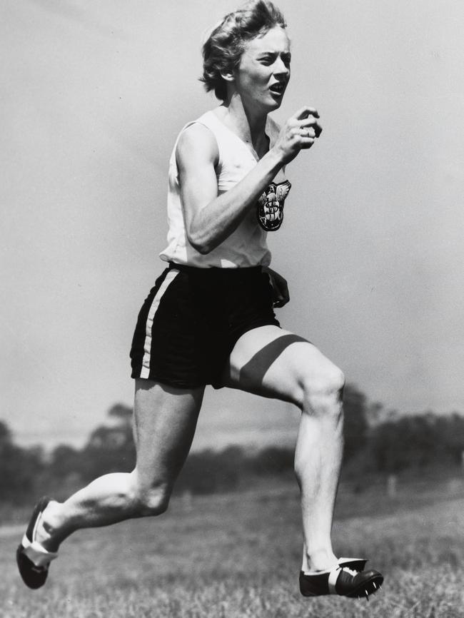 Betty Cuthbert in 1955.