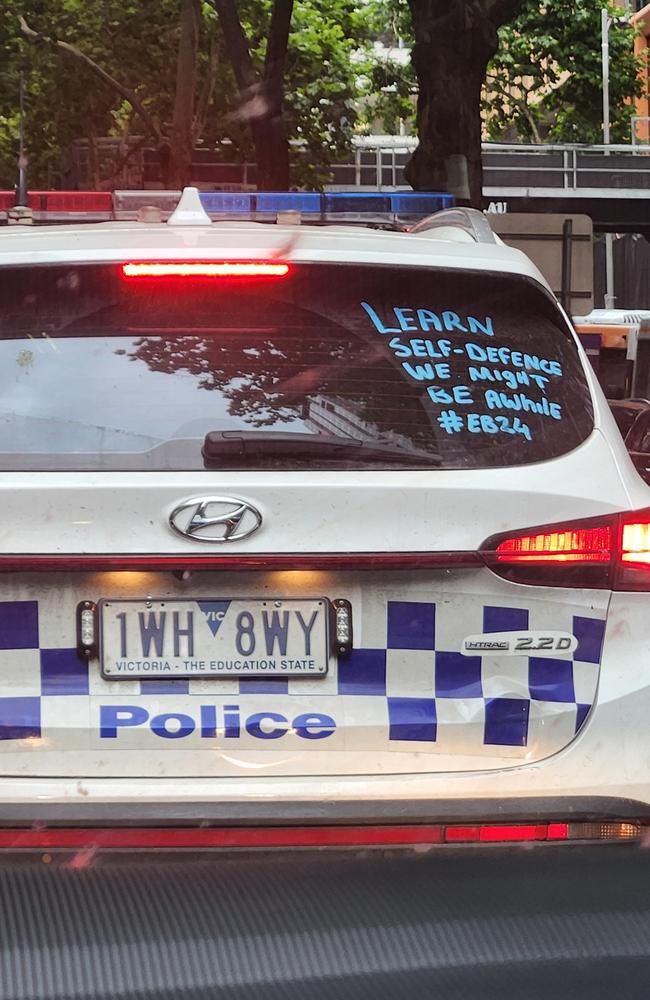 Victoria Police will walk off the job on Thursday. Picture: MoonTsukii/Reddit