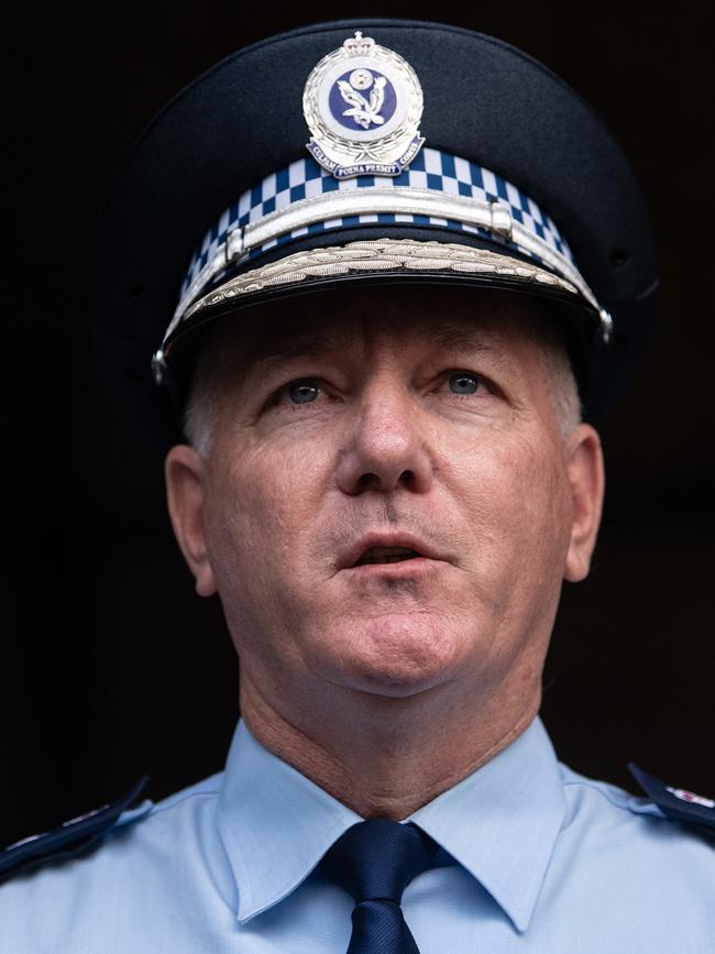 NSW Police Commissioner Mick Fuller. Picture: James Gourley