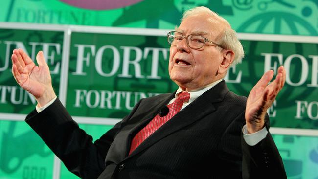 Warren Buffett’s Berkshire Hathaway owns Australia’s biggest crane hire company, Freo Group. Picture: Getty Images