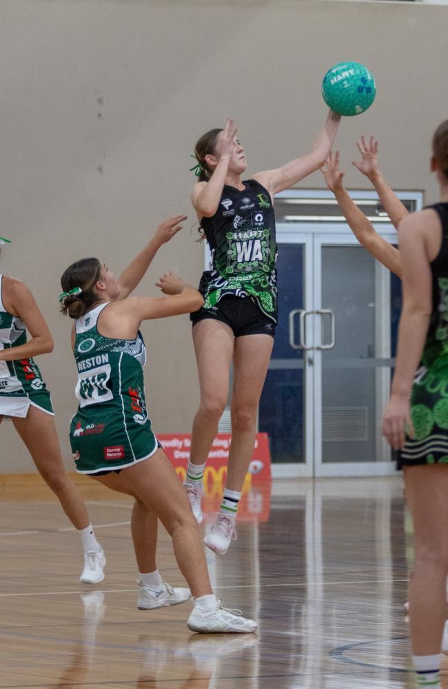 Darling Downs Panthers vs Ipswich Jets. Ruby Series Netball, May 10, 2025