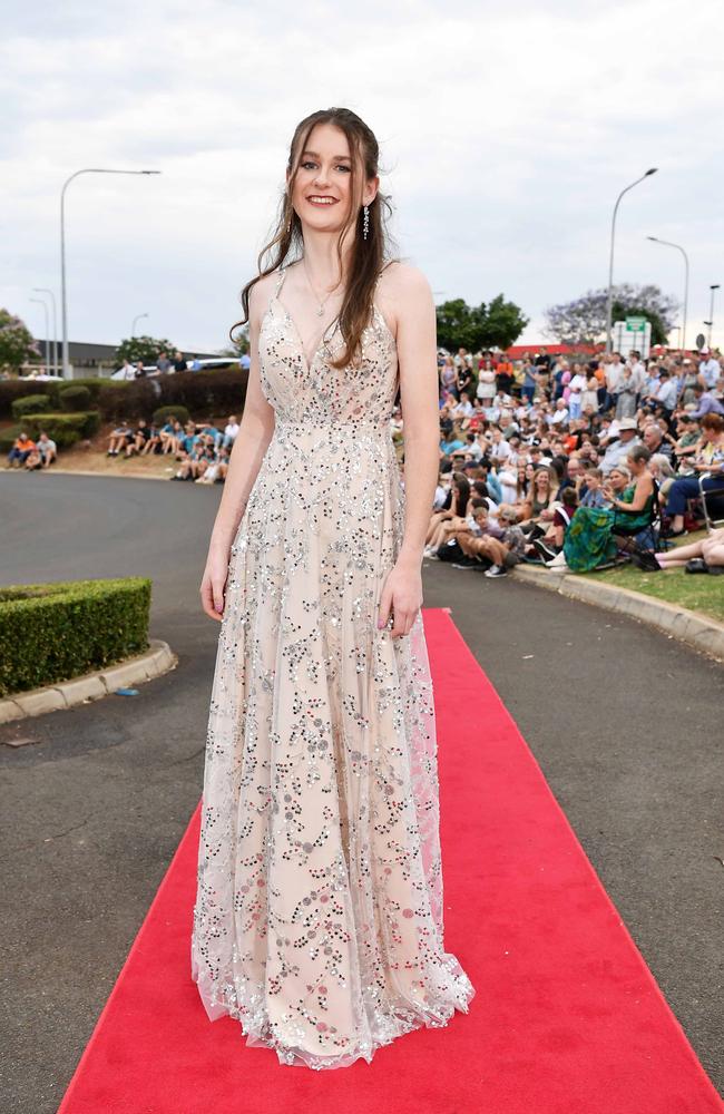 Katie King at Highfields State Secondary College. Picture: Patrick Woods.