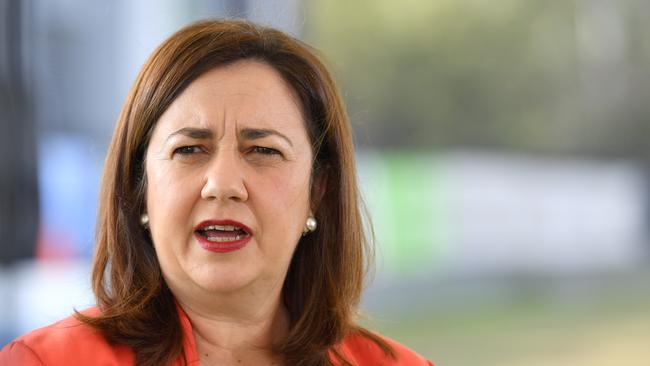 Premier Annastacia Palaszczuk surprised senior Labor figures by announcing a pay freeze for public servants. Picture: AAP Image/Darren England