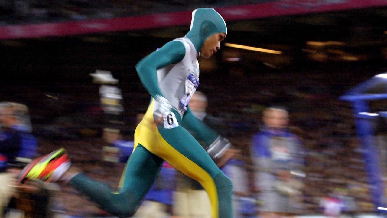 Cathy Freeman won gold in the women's 400m final at the Sydney Olympic Games. Picture: by Eric Feferberg / AFP