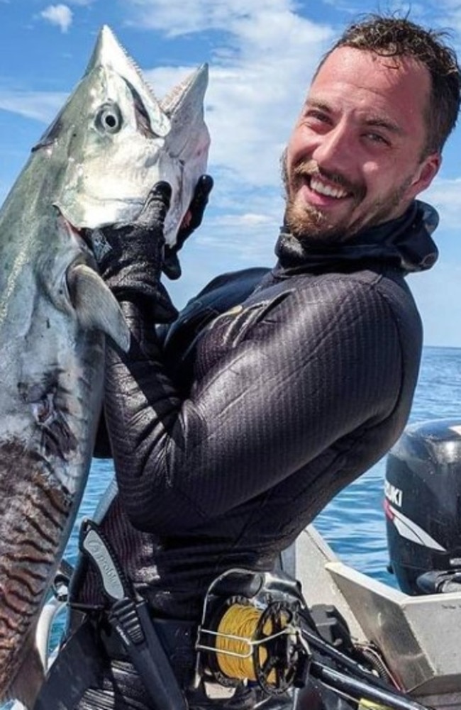 Experienced free diver Didrik Hurum has been identified as the man missing off North Stradbroke Island. Picture: Instagram