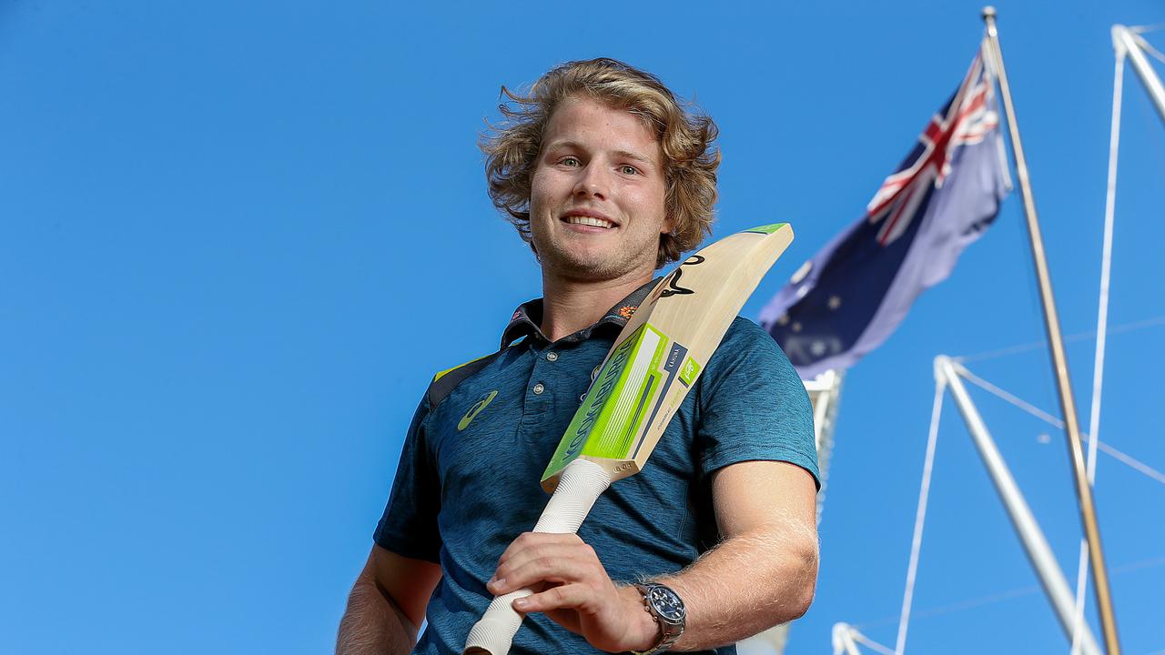 Victorian cricketer Will Pucovski has been picked for the Australian Test team in their first test against Sri Lanka at The Gabba in Queensland. Picture : Ian Currie