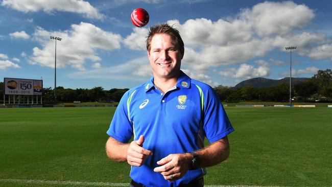 Ryan Harris is the interim bowling coach. Picture: Zak Simmonds