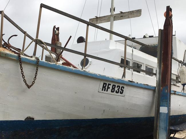 Police are searching waters south of Port Lincoln for two men on board a boat which left Coffin Bay on Thursday night. The boat named ‘Margrel’ with identification number RF83S left Coffin Bay about 3pm on Thursday 3 September bound for Goolwa, with a stopover planned at Victor Harbor. Picture: SAPOL