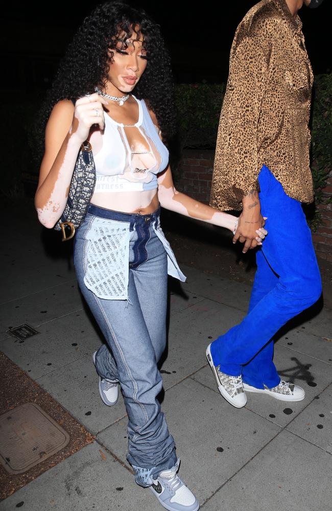 Winnie was accompanying her boyfriend basketball player Kyle Kuzma to an event. Picture: ShotbyNYP/Backgrid