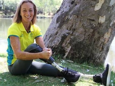 Eliza Ault Connell, paralympian and who now raises awareness of meningococcal disease.