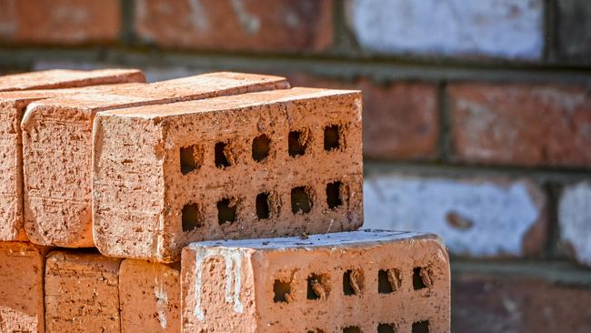 Gaps in bricks had been allegedly blocked with mortar.