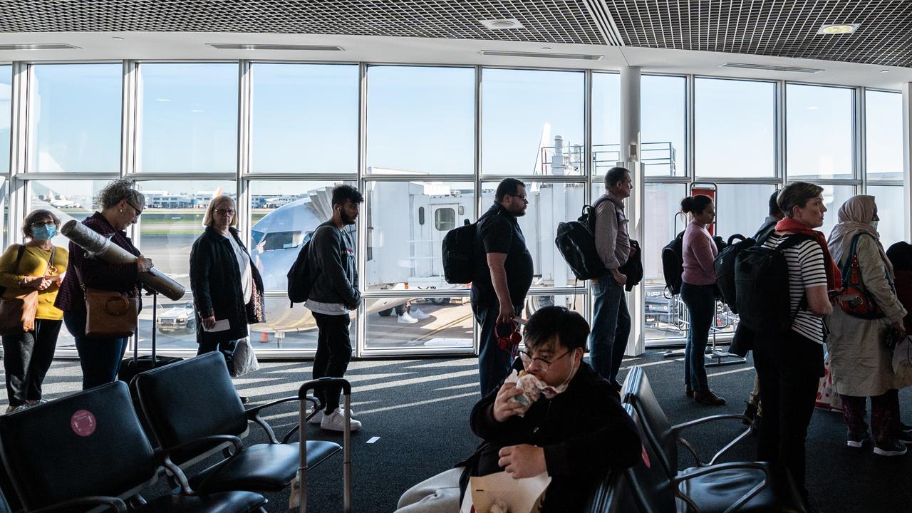 Overseas travel will be back by December, the NSW Premier said. Picture: AAP Image/James Gourley.