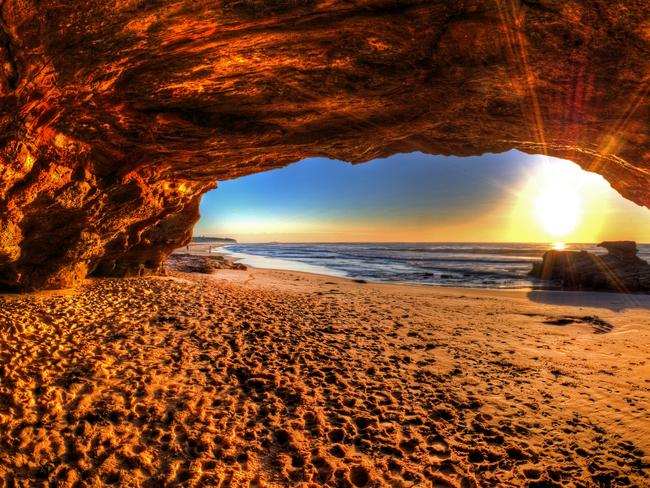 Lake Macquarie’s iconic Caves Beach has received the top rating. Picture: Supplied